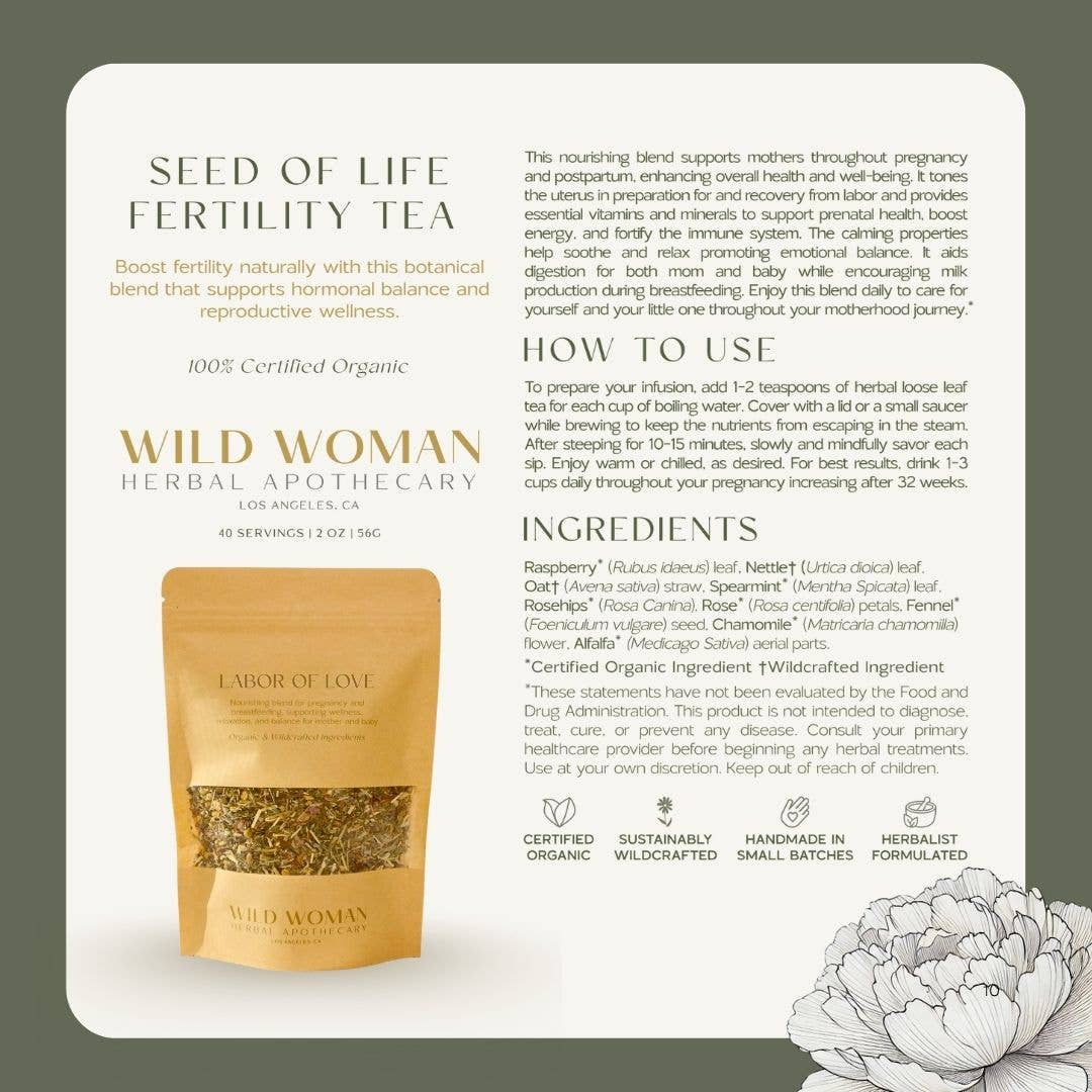 Labor of Love | Pregnancy, Birth & Postpartum | Herbal Tea