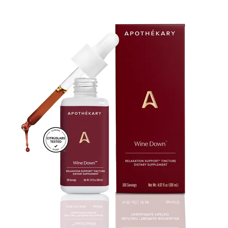 Wine Down™  relaxation & sleep aid herbal drops (large size)