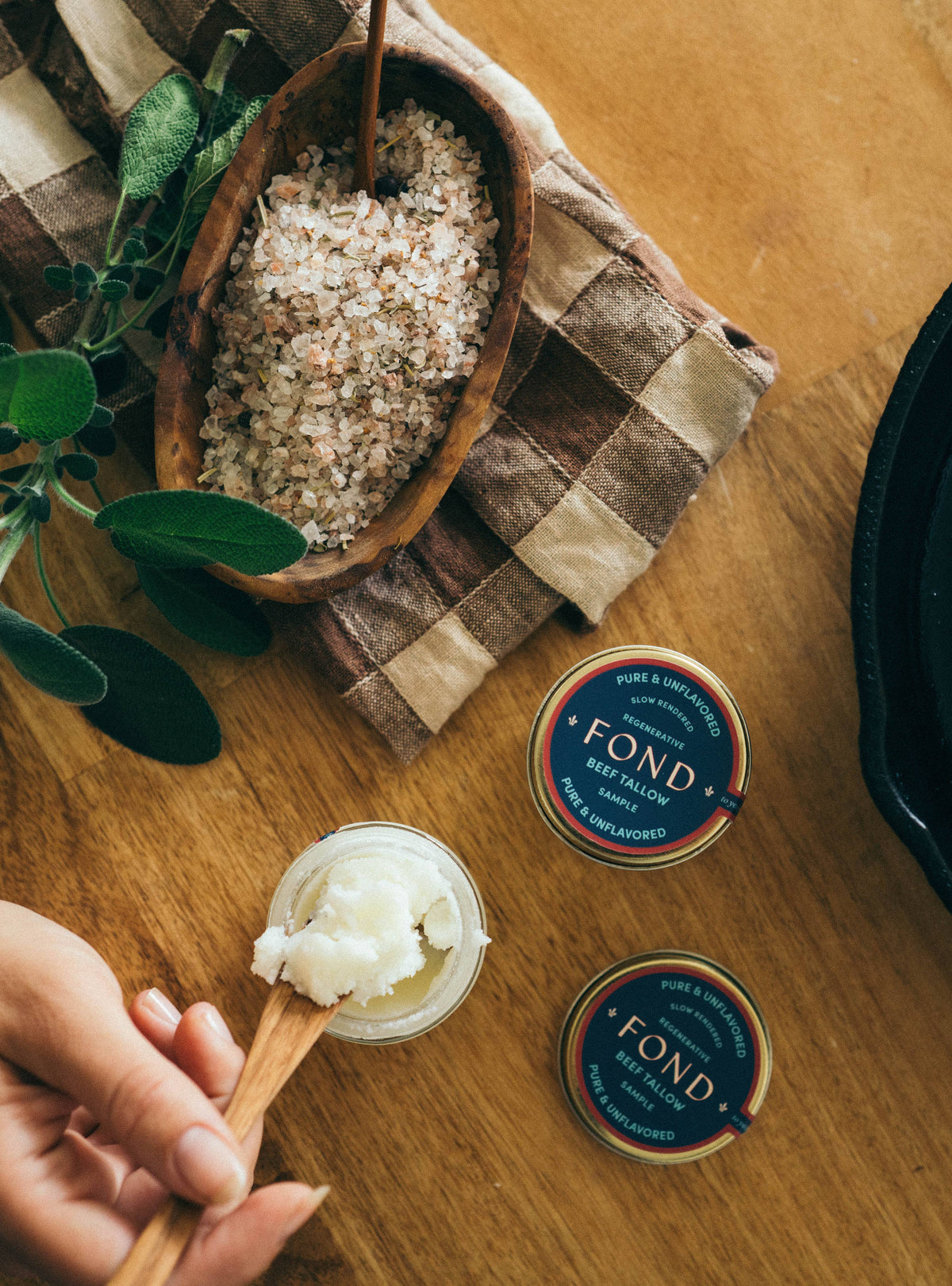 Pure & Unflavored Regenerative Beef Tallow 14oz