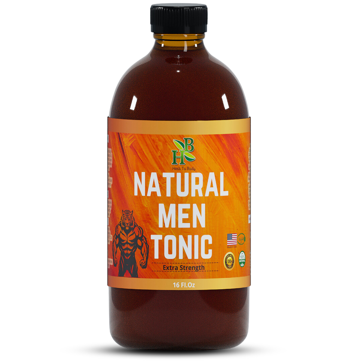 Men Tonic Extra Strength 16oz - Wellness Herbal Tonic Blend
