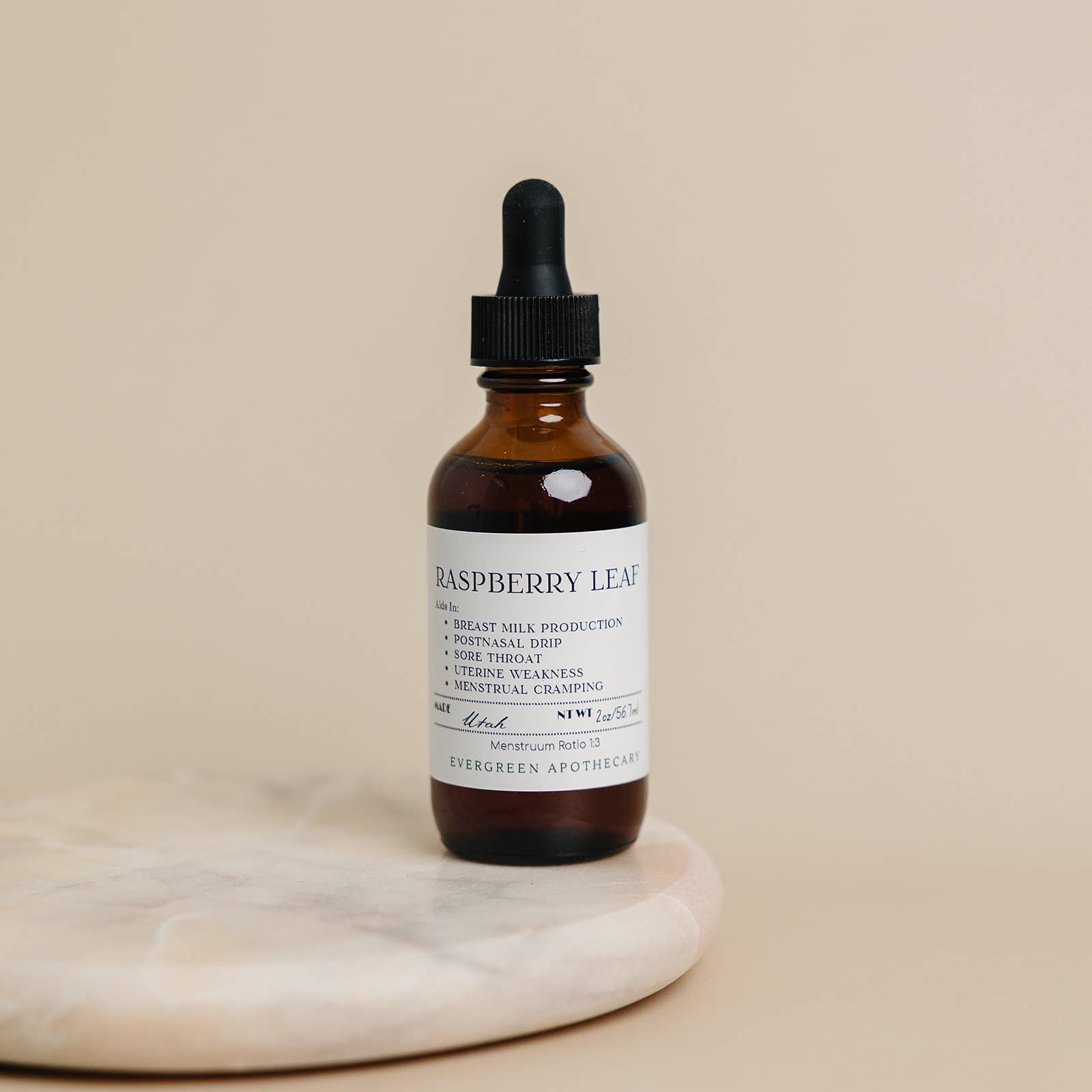 Raspberry Leaf Tincture, 2oz