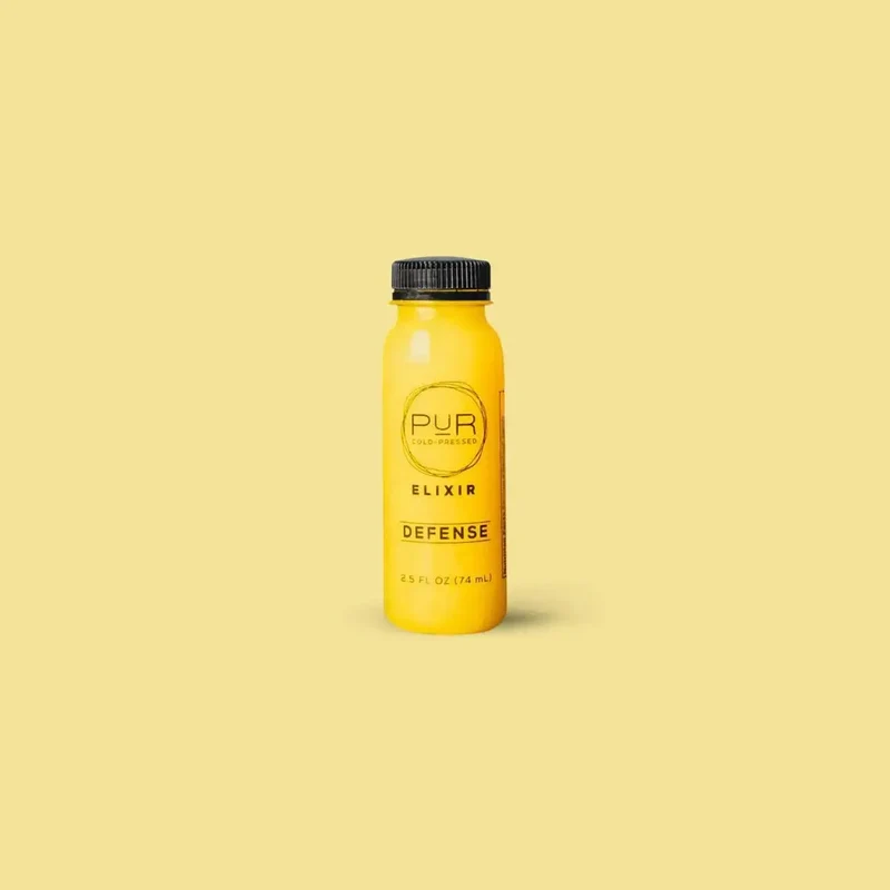 PUR cold pressed juice shots
