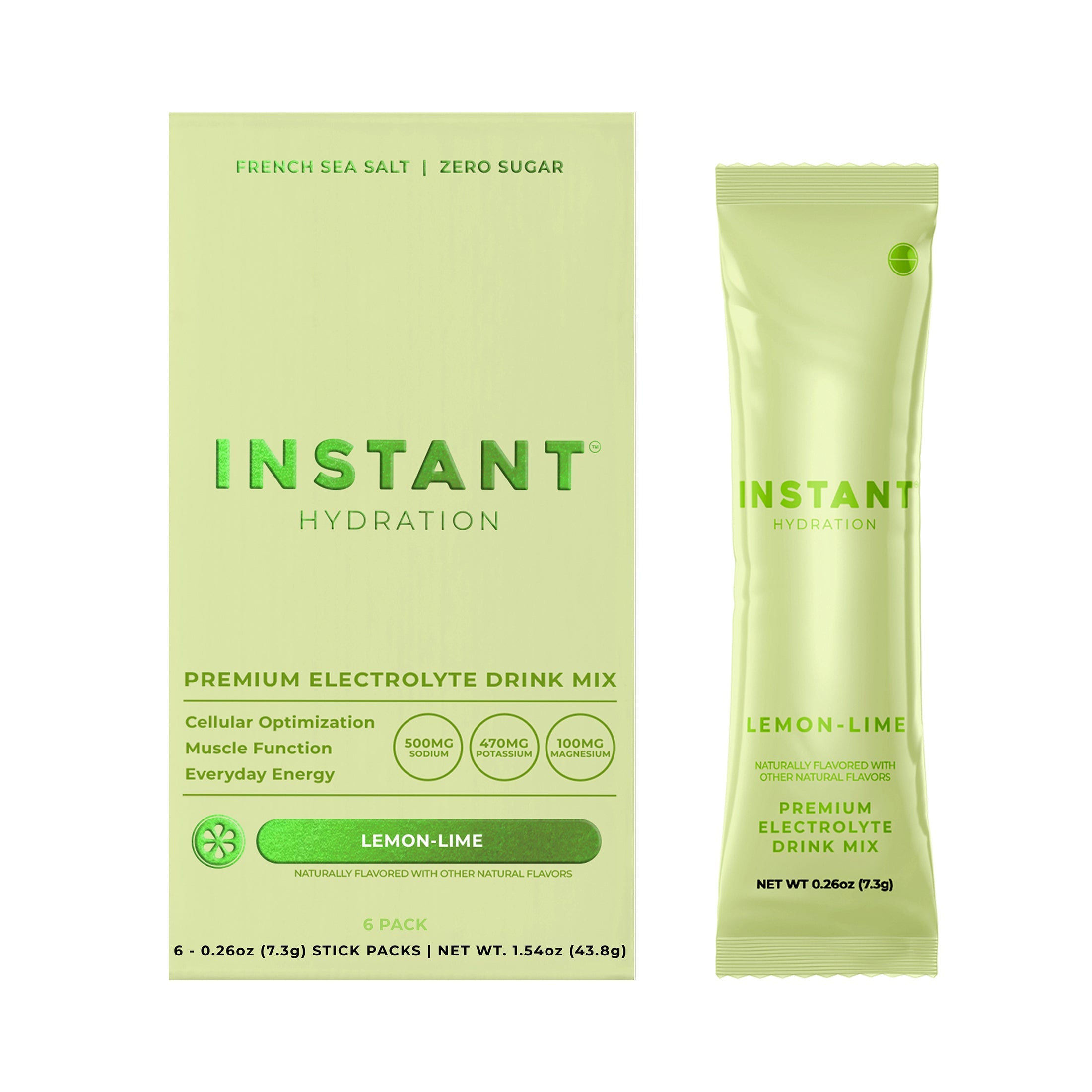 Instant Hydration Premium Electrolyte Drink Mix — 6 Count