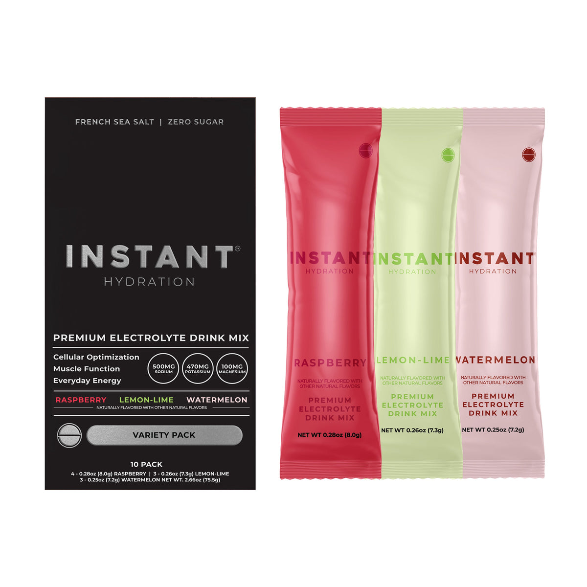 Instant Hydration Premium Electrolyte Drink Mix — 10 Count